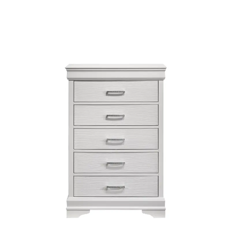 Brooklyn-ch-wht Galaxy Home Furnishings Brooklyn Chest