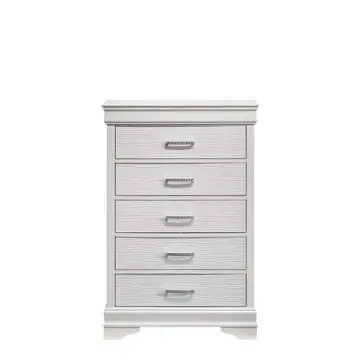 Brooklyn-ch-wht Galaxy Home Furnishings Brooklyn Chest