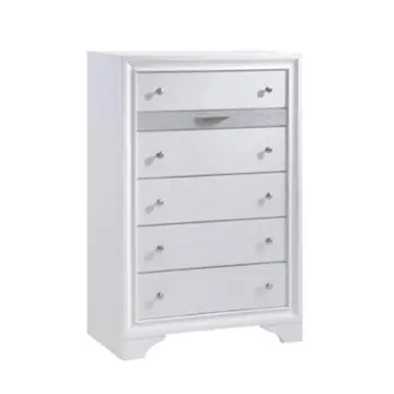 Matrix-ch-wht Galaxy Home Furnishings Matrix Chest