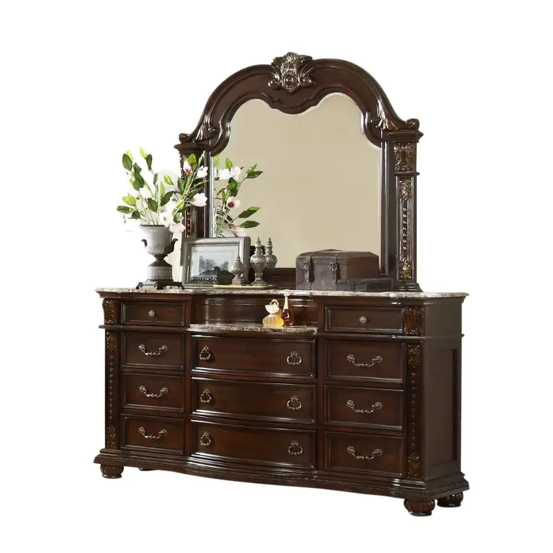 Roma-d-wlnt Galaxy Home Furnishings Roma Dresser