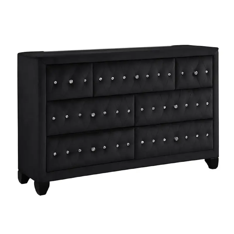 Sophia-d-blk Galaxy Home Furnishings Sophia Dresser