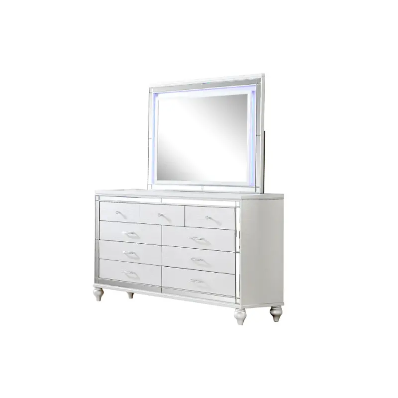 Sterling-d-wht Galaxy Home Furnishings Sterling Dresser