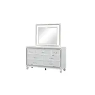 Crystal-d-wht Galaxy Home Furnishings Crystal Dresser