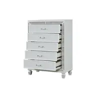 Crystal-ch-wht Galaxy Home Furnishings Crystal Chest