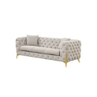 Contempo-s-ltgry Galaxy Home Furnishings Contempo Sofa