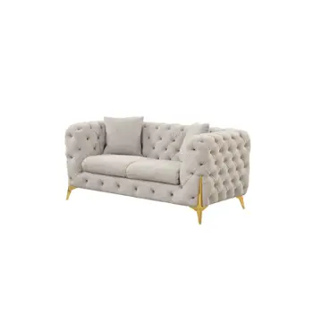 Contempo-ls-ltgry Galaxy Home Furnishings Contempo Loveseat