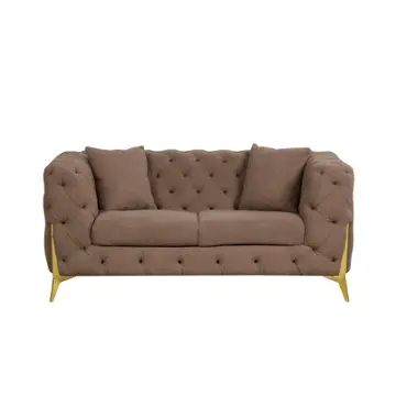 Contempo-ls-brn Galaxy Home Furnishings Contempo Loveseat