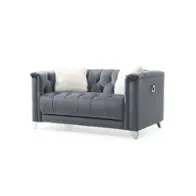 Russel-ls-gry Galaxy Home Furnishings Russell Loveseat