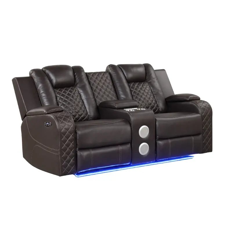 Benz-ls-brn Galaxy Home Furnishings Benz Loveseat