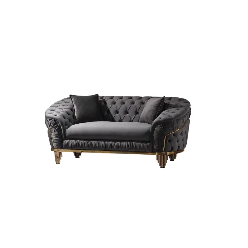 Vanessa-ls-gry Galaxy Home Furnishings Vanessa Loveseat