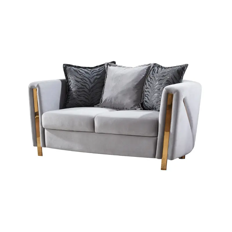 Chanelle-ls-gry Galaxy Home Furnishings Chanelle Loveseat