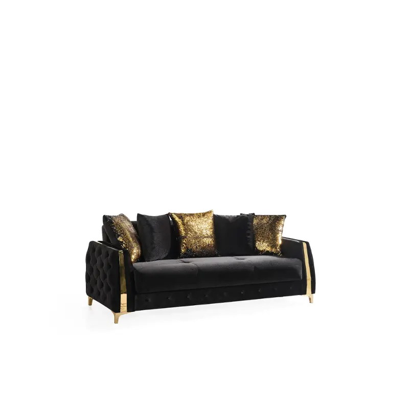 Lust-s-blk Galaxy Home Furnishings Lust Sofa