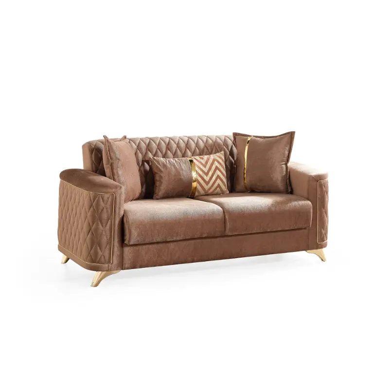 Luna-ls-copper Galaxy Home Furnishings Luna Loveseat