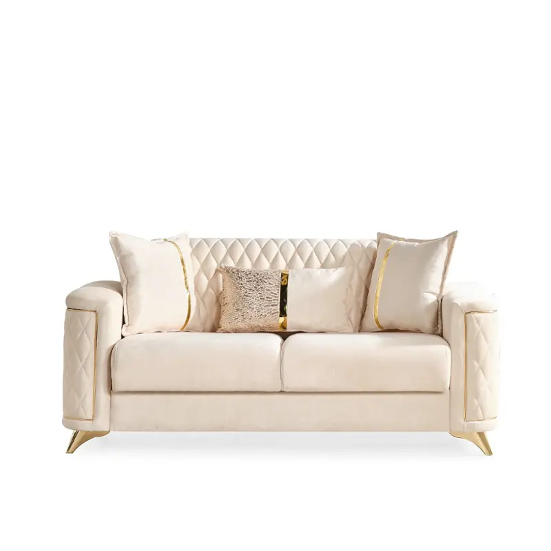 Luna-ls-ivory Galaxy Home Furnishings Luna Loveseat
