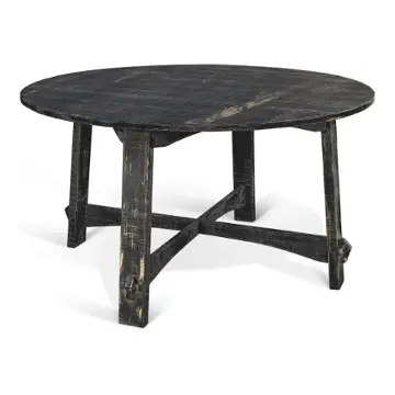 1171bs Sunny Designs Black Sand Dining Room Furniture Dining Table