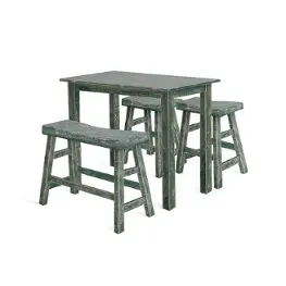1172sg-36 Sunny Designs Sea Grass Dining Room Furniture Counter Height Table