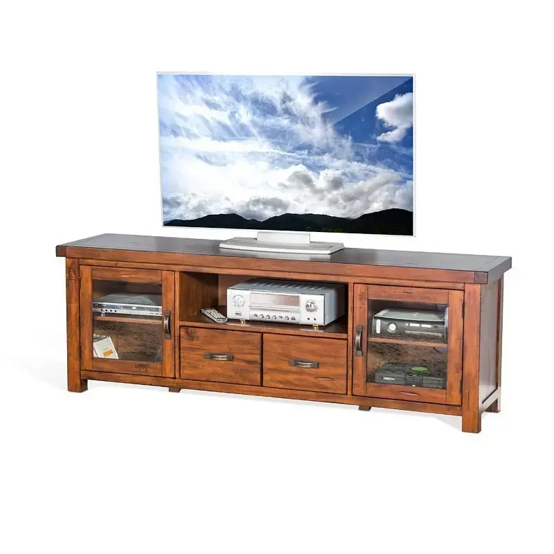 3609vm-74 Sunny Designs Tuscany Home Entertainment Furniture Tv Console