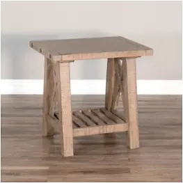 3156dr-e Sunny Designs Vivian Living Room Furniture End Table
