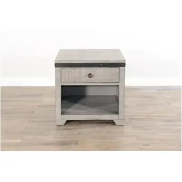 3169ag-e Sunny Designs Alpine Living Room Furniture End Table