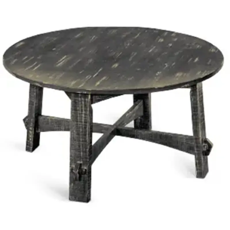 3172bs-c Sunny Designs Black Sand Living Room Furniture Cocktail Table