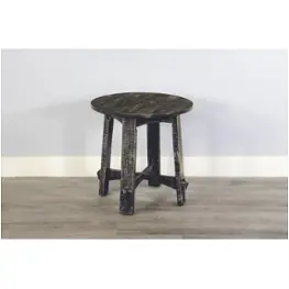 3172bs-e Sunny Designs Black Sand Living Room Furniture End Table