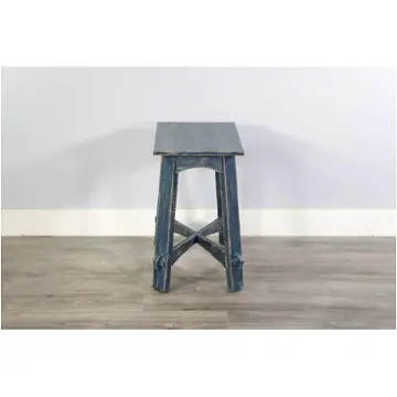 3172ob-cs Sunny Designs Ocean Blue Living Room Furniture End Table
