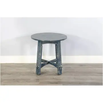 3172ob-e Sunny Designs Ocean Blue Living Room Furniture End Table