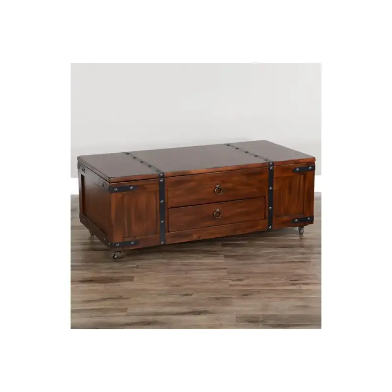 3211dc2-c Sunny Designs Santa Fe Living Room Furniture Cocktail Table