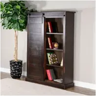 2817co2 Sunny Designs Charred Oak Home Office Furniture Bookcase