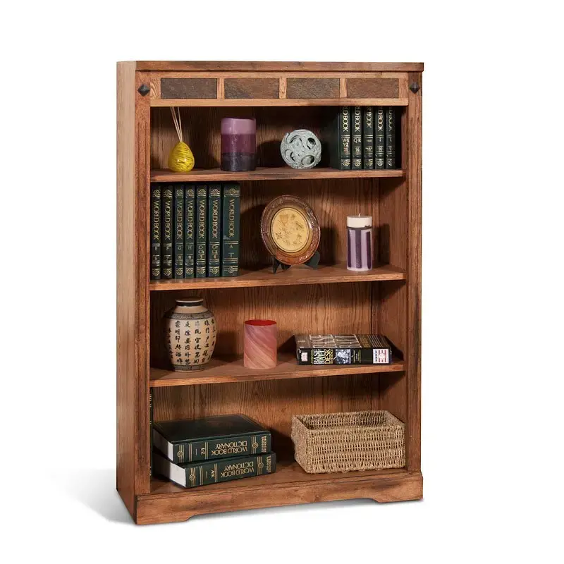 2952ro2-48 Sunny Designs Sedona Home Office Furniture Bookcase