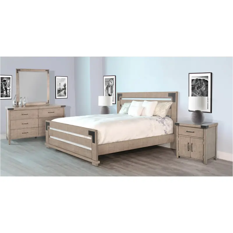 2357dr-qh Sunny Designs Desert Rock Bedroom Furniture Bed