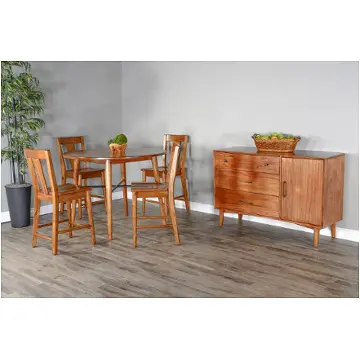 1099cn Sunny Designs American Modern - Cinnamon Dining Room Furniture Counter Height Table