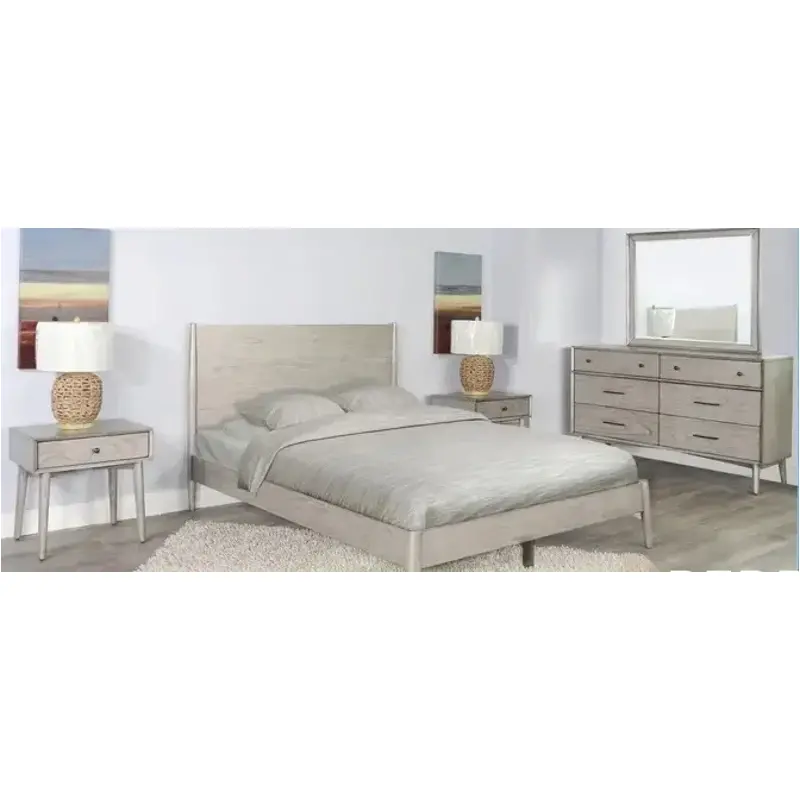 2336mg-ekh Sunny Designs American Modern - Grey Bedroom Furniture Bed