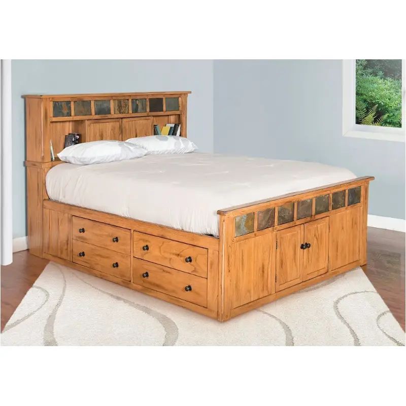 2334ro-sqh Sunny Designs Sedona Bedroom Furniture Bed