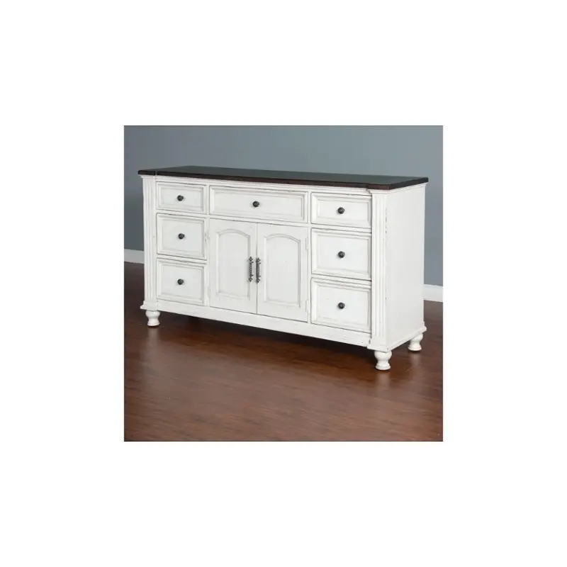 sunny designs dresser Sunny Designs Sedona 64" Petite Traditional Wood Dresser in Rustic Oak