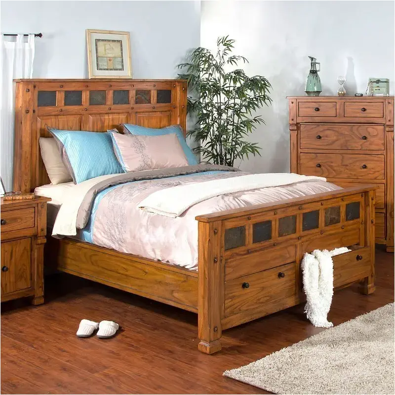2322ro-qh Sunny Designs Sedona Bedroom Furniture Queen Bed