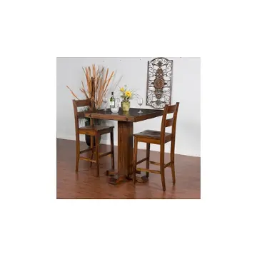 1377vm-t Sunny Designs Tuscany Dining Room Furniture Bar Height Table