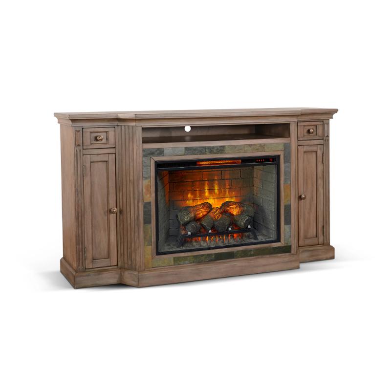 3650bu-3648-fpi Sunny Designs Pasadena Home Entertainment Furniture Fireplace