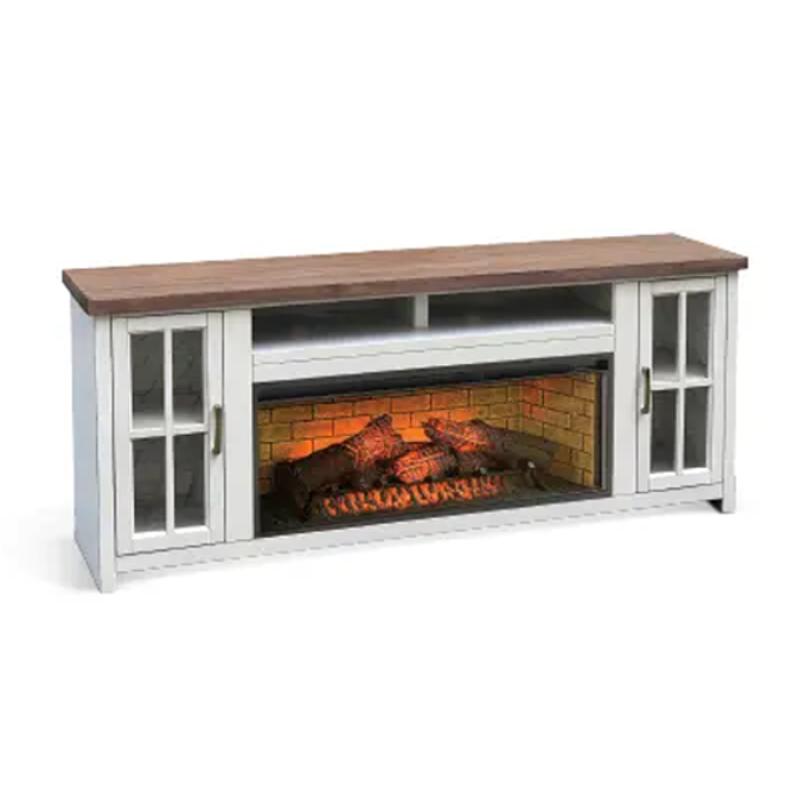 3662mb-76-3658c-fpi Sunny Designs Home Entertainment Furniture Fireplace