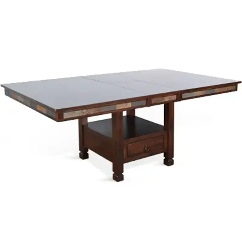 1177dc2-t Sunny Designs Sedona Dining Table With Butterfly Leaf