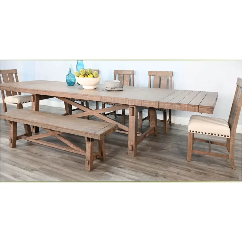 1183dr Sunny Designs Extension Dining Table With Leaves