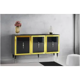 Sashi-3dr-blk Modern Art Furniture Sashi Dining Room Furniture Server