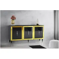 Sashi-3dr-blk Modern Art Furniture Sashi Dining Room Furniture Server