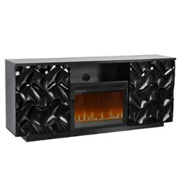 Adrianna-2dr-blk-26g Modern Art Furniture Adrianna Home Entertainment Furniture Tv Console