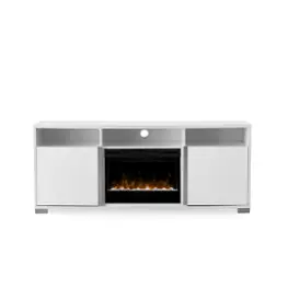 E7599-66-wh Modern Art Furniture Roma Home Entertainment Furniture Fireplace