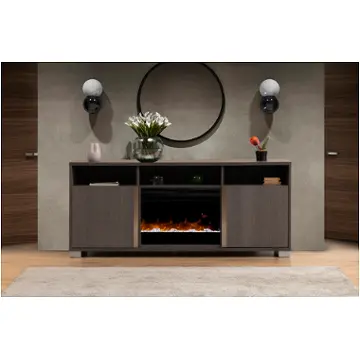 E7599-66-oak Modern Art Furniture Roma Home Entertainment Furniture Fireplace