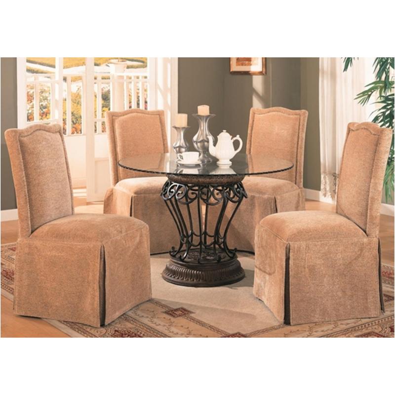 120031 Coaster Furniture Slauson Table With Glass Top