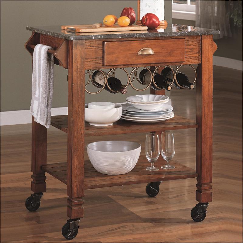 910009 Coaster Furniture Kitchen Carts Accent Furniture Island