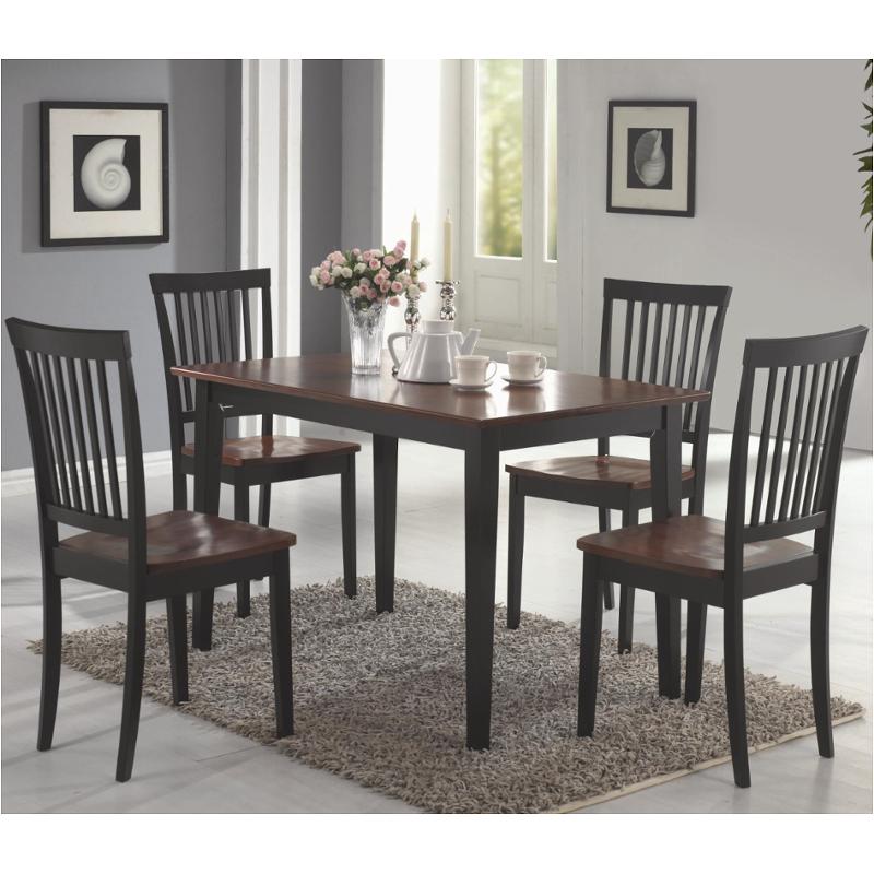 150153 Coaster Furniture Oakdale - Dark/cherry 5 Pc Dining Set