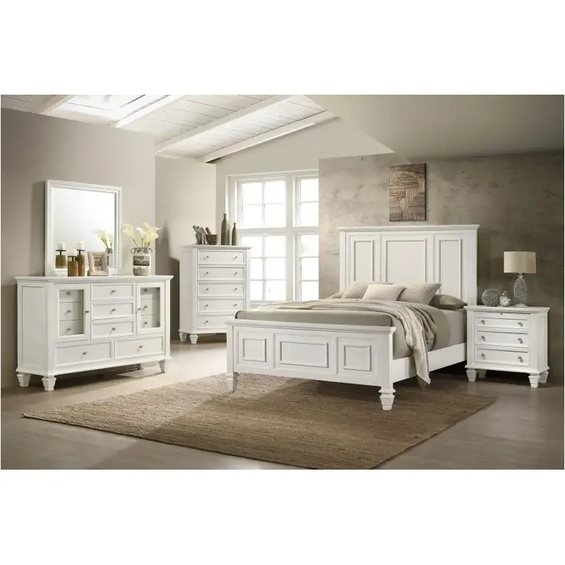 Sandy Beach 11-drawer Dresser - White
